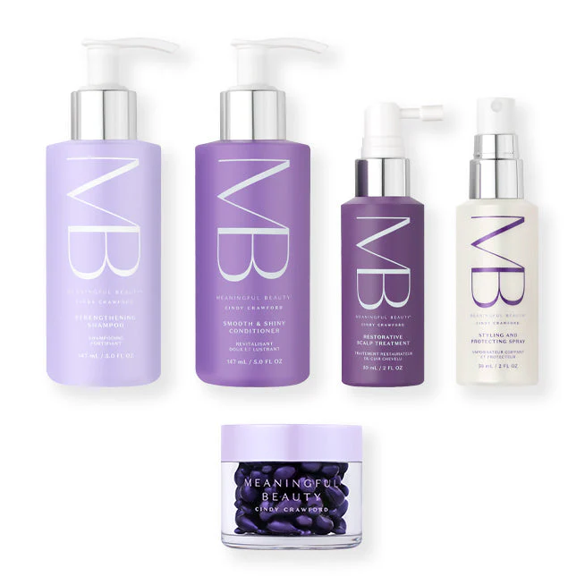 5-Piece Deluxe Age-Proof Haircare System with Wrinkle Smoothing Capsules